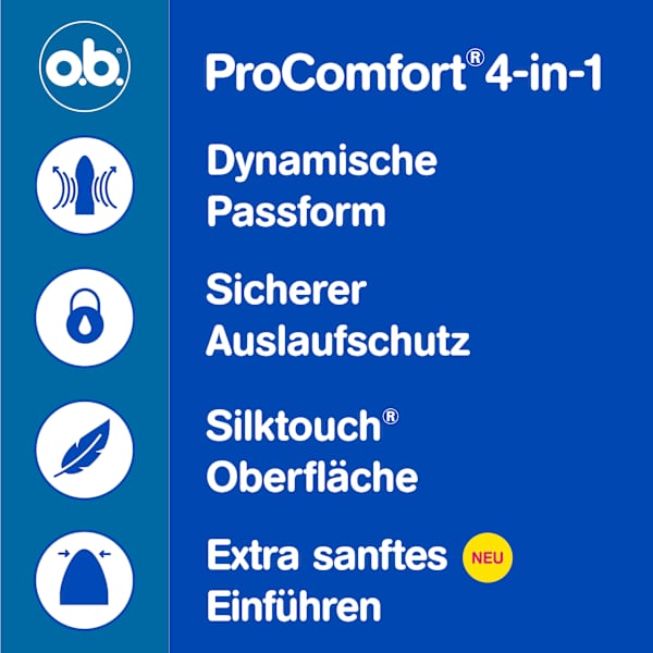 Tampons ProComfort Super o.b.