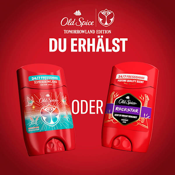 Deostick Rockstar, Scent of Vibrant Bergamot Old Spice