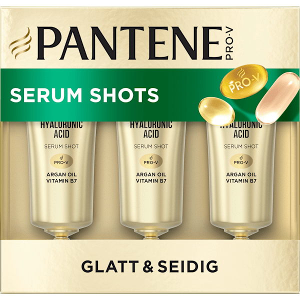 Haarkur Rescue Shots Glatt & Seidig (3 x 15ml) PANTENE PRO-V