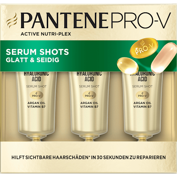 Haarkur Rescue Shots Glatt & Seidig (3 x 15ml) PANTENE PRO-V