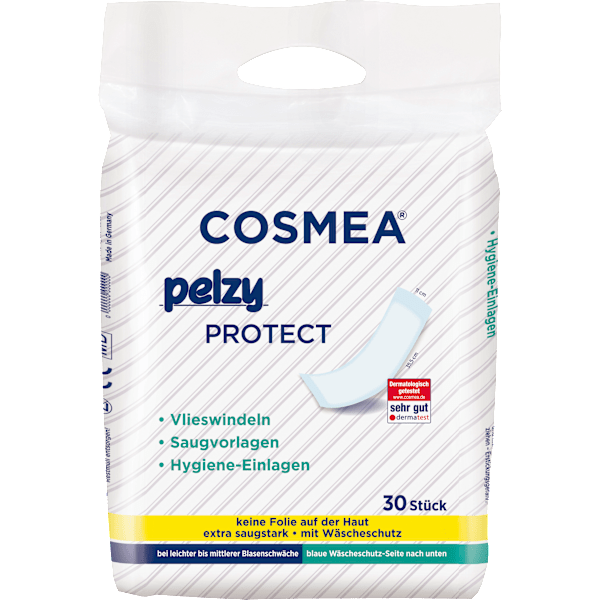 Wochenbett Einlagen Protect, Vlieswindeln pelzy PROTECT