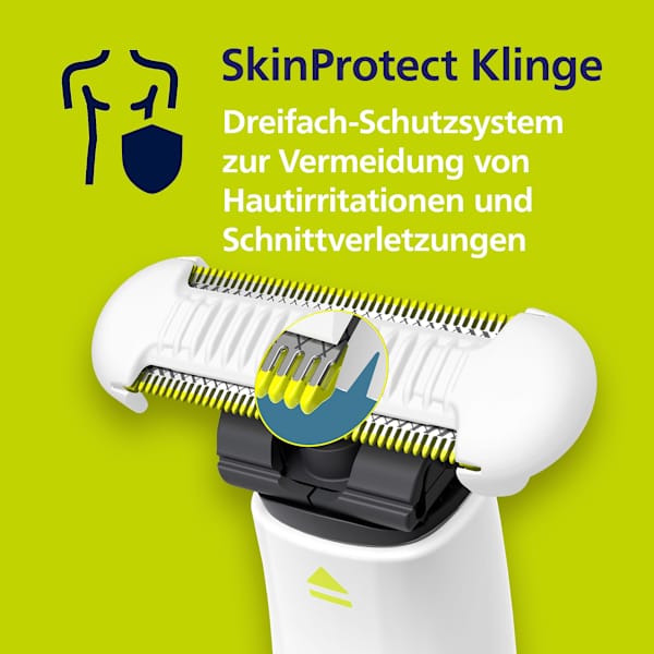 Elektrischer Rasierer, OneBlade Intimate Women QP1924/24 PHILIPS OneBlade