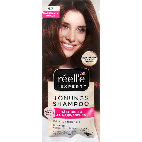 Tönungsshampoo 6.7 Macadamiabraun réell‘e EXPERT