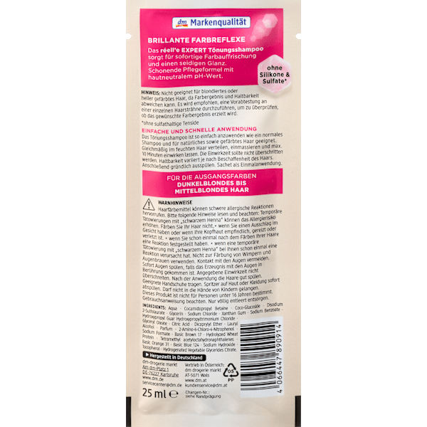 Tönungsshampoo 8.41 Kupfer réell‘e EXPERT