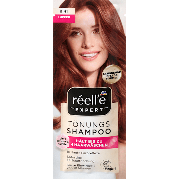 Tönungsshampoo 8.41 Kupfer réell‘e EXPERT