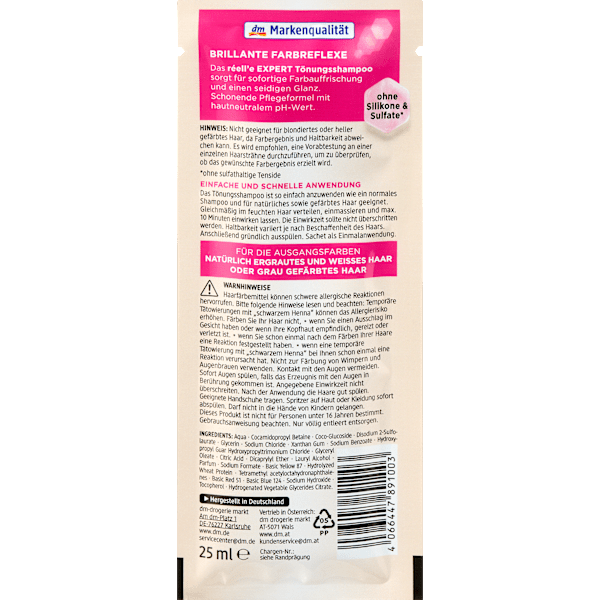 Tönungsshampoo 9.11 Kühles Grau réell‘e EXPERT