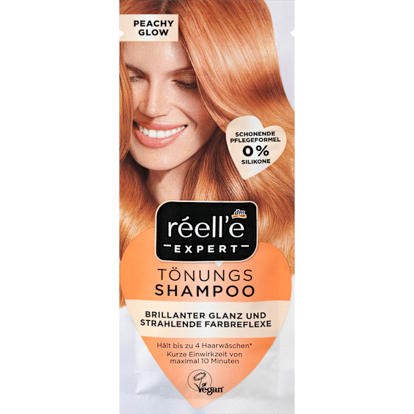 Tönungsshampoo Peachy Glow réell‘e EXPERT