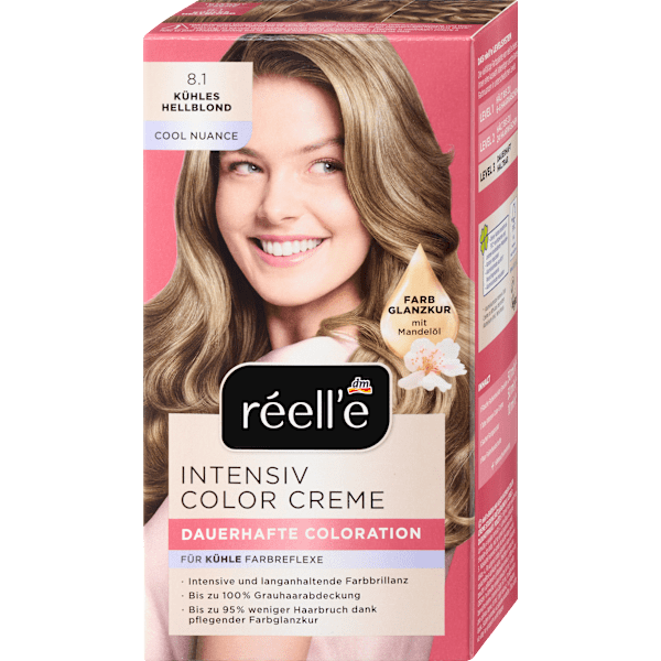 Haarfarbe 8.1 Kühles Hellblond réell‘e