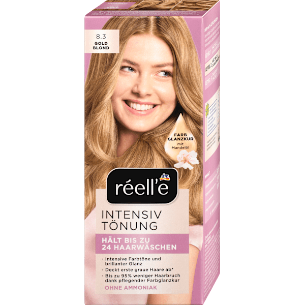 Intensivtönung 8.3 Goldblond réell‘e