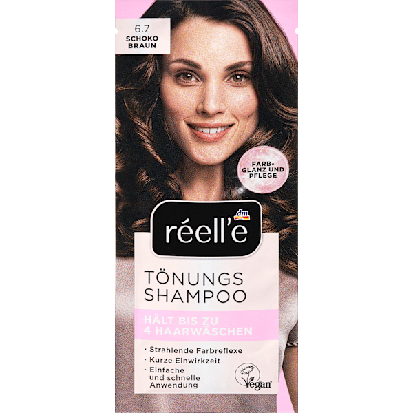 Tönungsshampoo 6.7 Schokobraun réell‘e