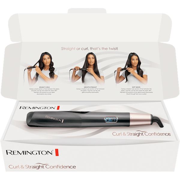 Glätteisen Curl & Straight Confidence S6606 Remington