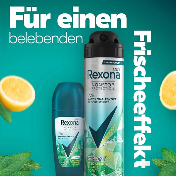 Antitranspirant Deospray Cooling Iced Lemon & Sage Scent Rexona men