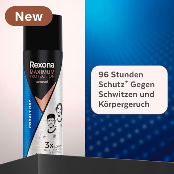 Antitranspirant Deospray Maximum Protection Cobalt Dry Rexona men