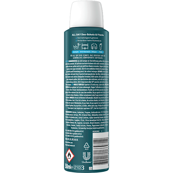 Deospray Whole Body Ocean Rush Rexona men