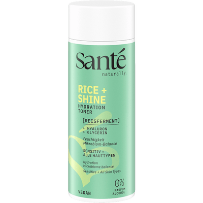 Santé naturally. Toner Rice & Shine Hydration, 125 ml