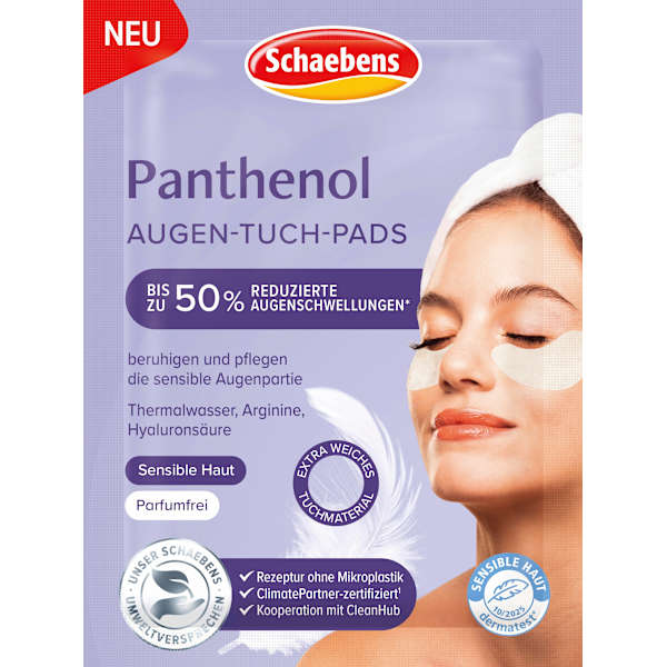 Augen Tuch-Pads Panthenol (1 Paar) Schaebens