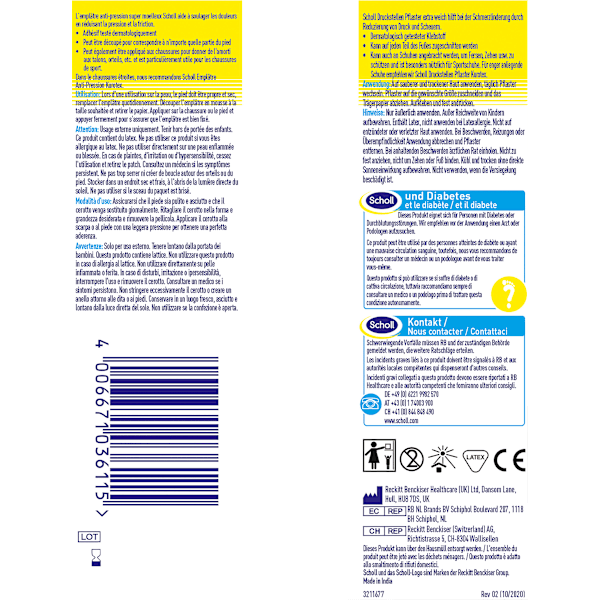 Druckstellen Pflaster extra weich Scholl