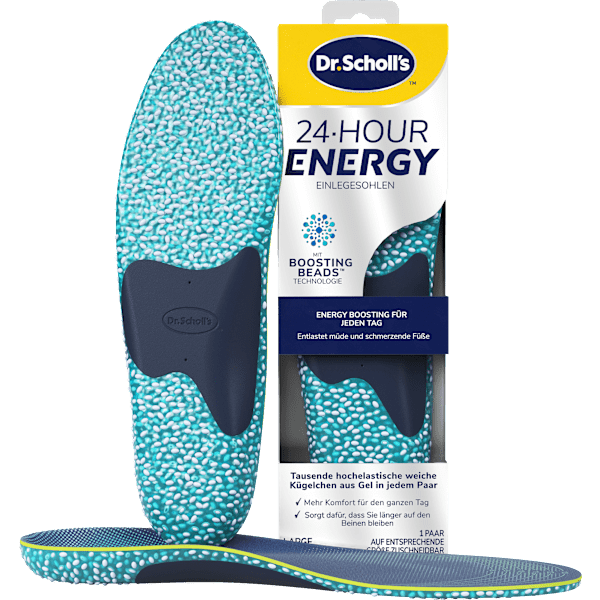 Einlegesohlen 24 hour energy Gr. 40 - 47,5 (1 Paar) Scholl