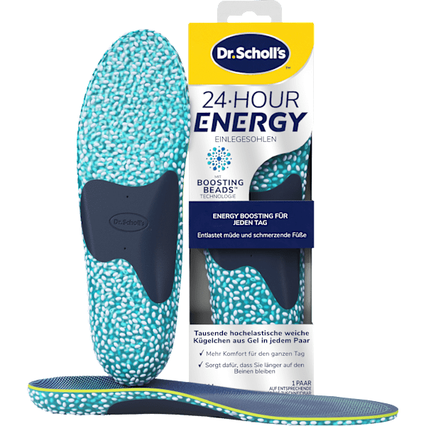 Einlegesohlen 24Hour Energy Gr. 35 - 40 (1 Paar) Scholl