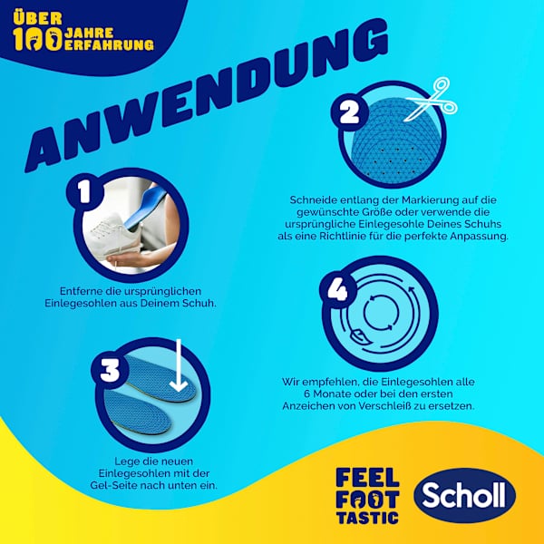 Einlegesohlen GelActiv  Everyday, Gr. 35,5 - 40,5 (1 Paar) Scholl