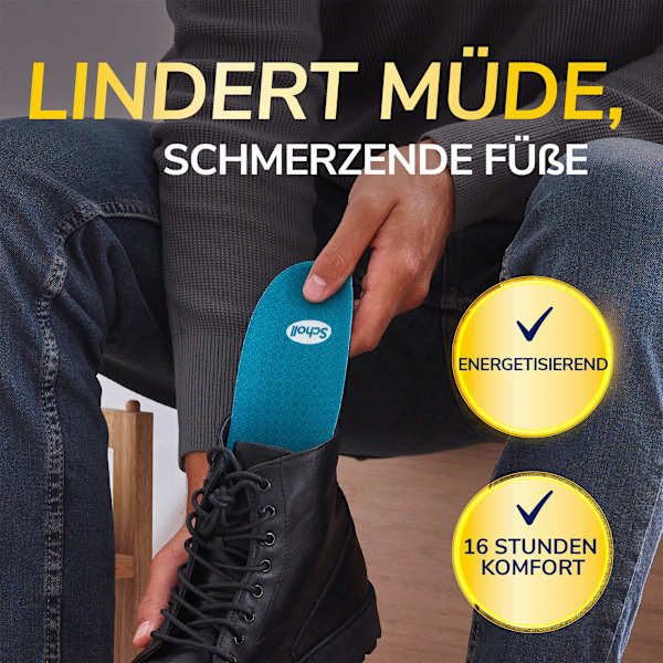 Einlegesohlen GelActiv Work Gr. 40 - 46,5 (1 Paar) Scholl