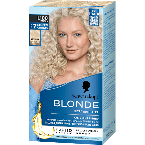 Haare Aufheller Ultra L100 Eisblond Schwarzkopf Blonde