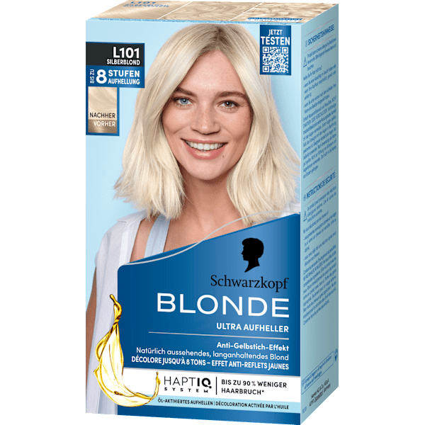 Haare Aufheller Ultra L101 Silberblond Schwarzkopf Blonde