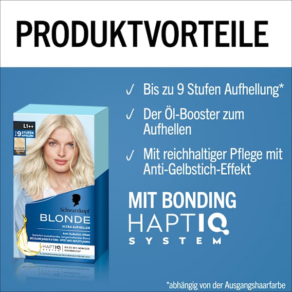 Haare Aufheller Ultra L1++ Schwarzkopf Blonde