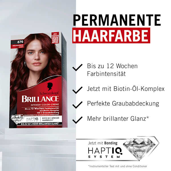 Haarfarbe 876 Edelmahagoni Schwarzkopf Brillance