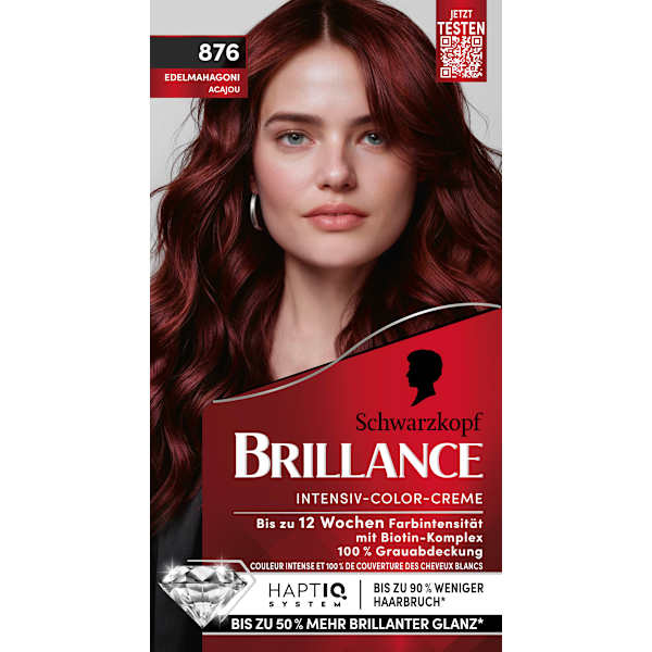 Haarfarbe 876 Edelmahagoni Schwarzkopf Brillance