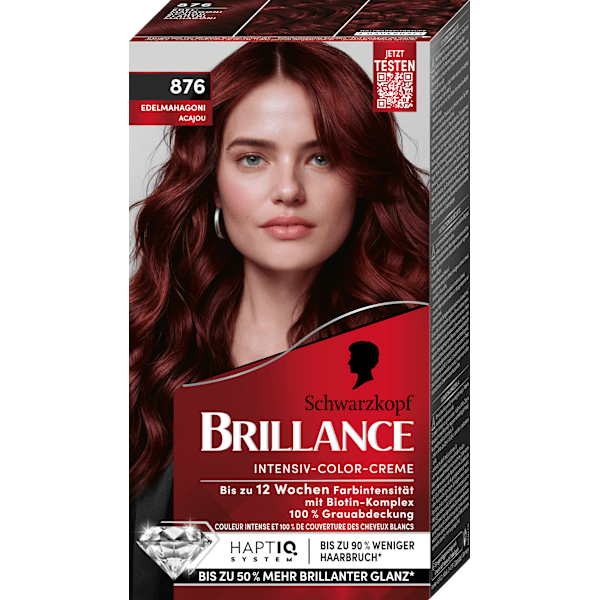 Haarfarbe 876 Edelmahagoni Schwarzkopf Brillance