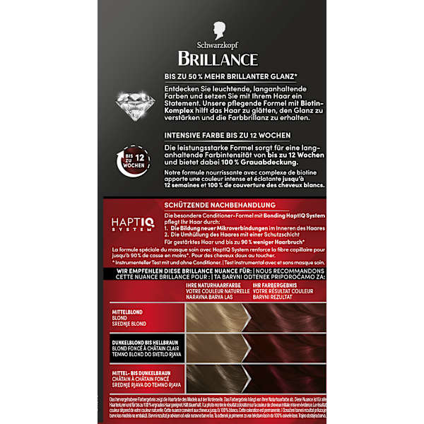 Haarfarbe 876 Edelmahagoni Schwarzkopf Brillance