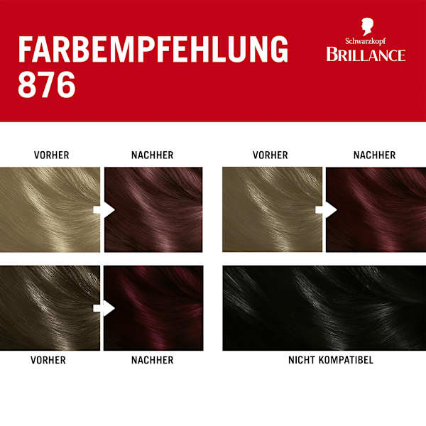Haarfarbe 876 Edelmahagoni Schwarzkopf Brillance