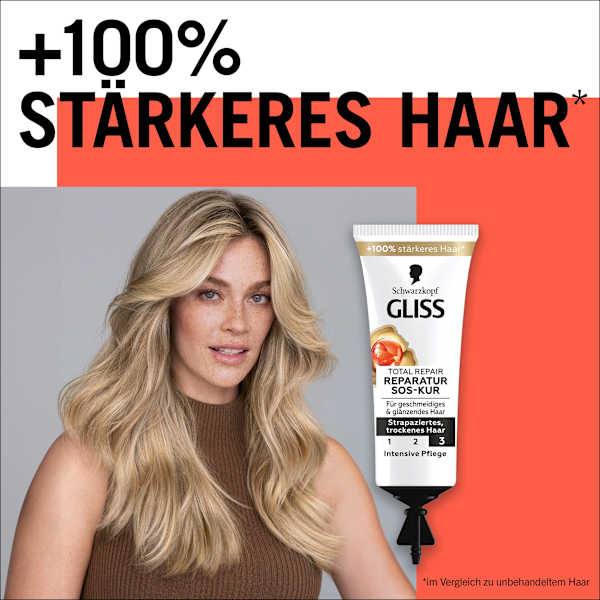 Haarkur SOS Total Repair Schwarzkopf GLISS