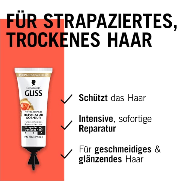 Haarkur SOS Total Repair Schwarzkopf GLISS