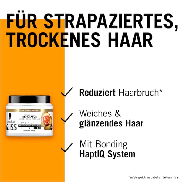 Haarmaske 4in1 Total Repair Schwarzkopf GLISS