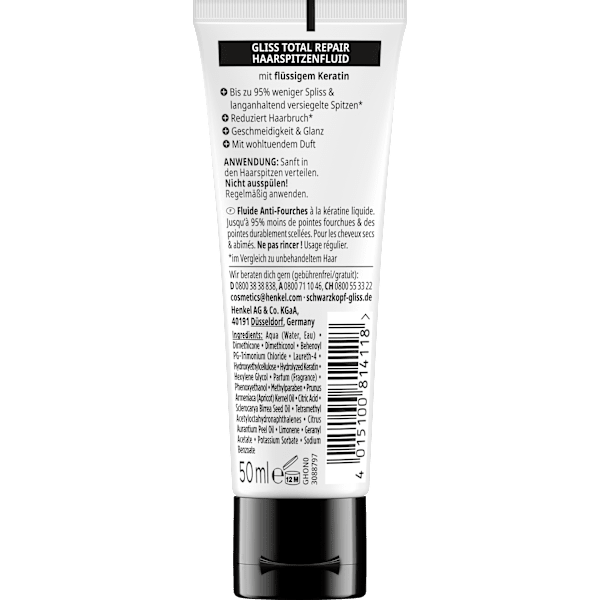 Haarspitzenfluid Total Repair Schwarzkopf GLISS