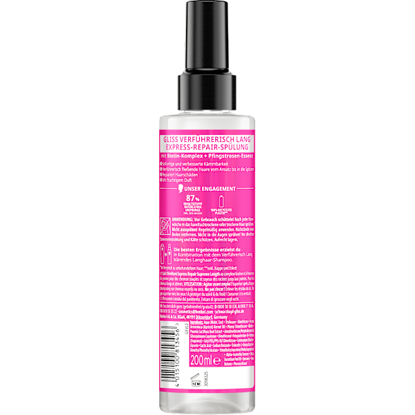 Sprüh-Conditioner Express-Repair Verführerisch Lang Schwarzkopf GLISS