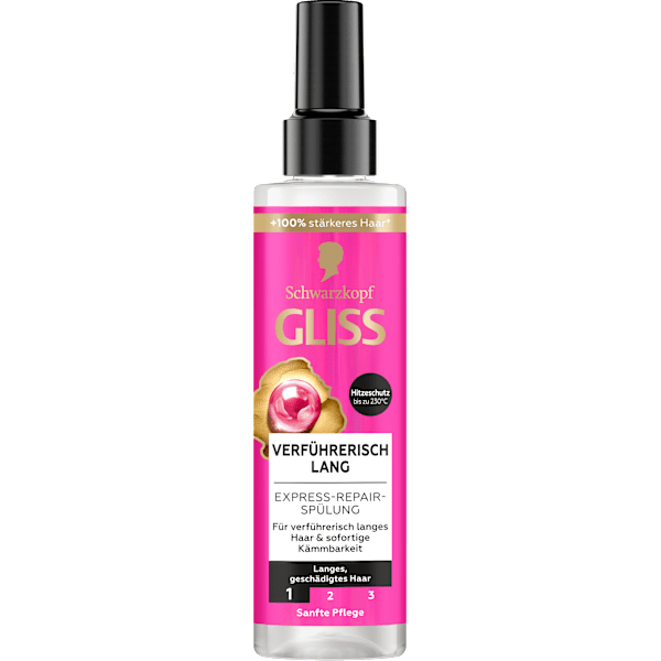 Sprüh-Conditioner Express-Repair Verführerisch Lang Schwarzkopf GLISS