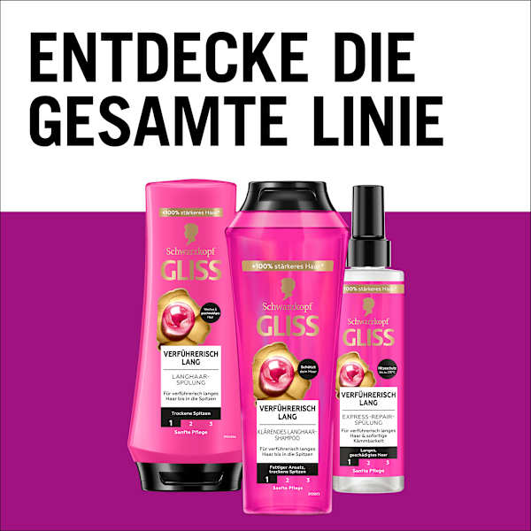Sprüh-Conditioner Express-Repair Verführerisch Lang Schwarzkopf GLISS