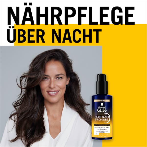 Sprühnebel Night Nutri Schwarzkopf GLISS