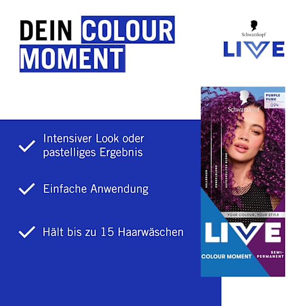 Intensivtönung 094 Purple Punk Schwarzkopf LIVE