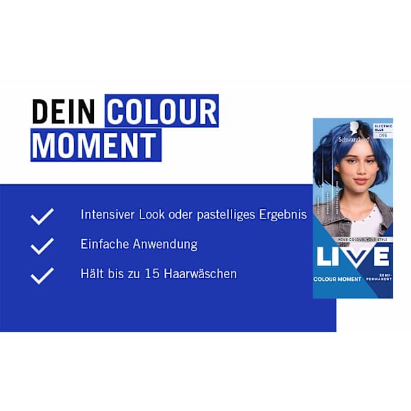 Intensivtönung 095 Electric Blue Schwarzkopf LIVE