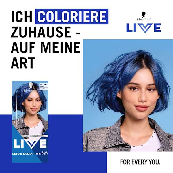 Intensivtönung 095 Electric Blue Schwarzkopf LIVE