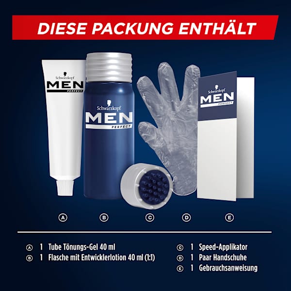 Intensivtönung Anti-Grau-Gel 40 Dunkelblond Schwarzkopf Men Perfect