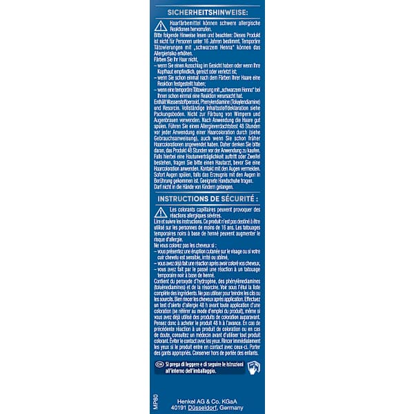 Intensivtönung Anti-Grau-Gel 80 Schwarzbraun Schwarzkopf Men Perfect