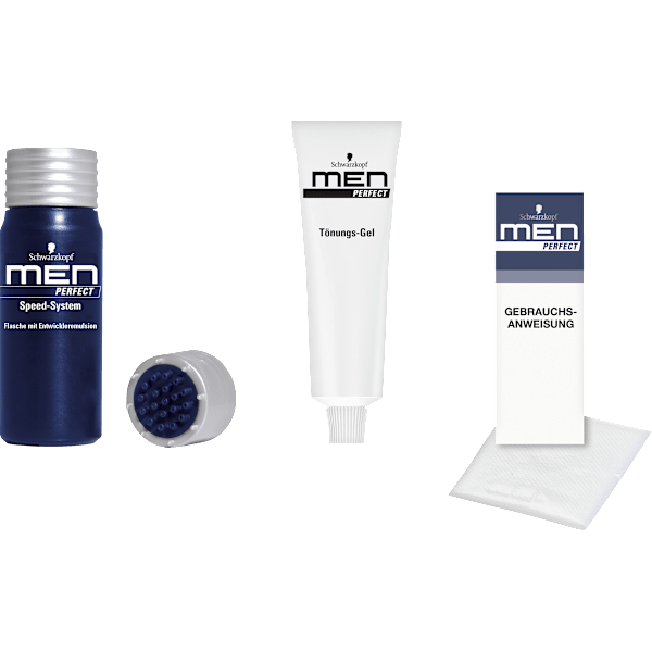 Intensivtönung Anti-Grau-Gel 90 Schwarz Schwarzkopf Men Perfect