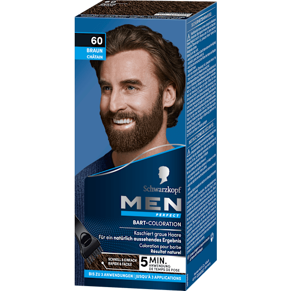 Tönung Bart 60 Natur Braun, 1 St Schwarzkopf Men Perfect