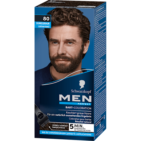 Tönung Bart 80 Dunkelbraun Schwarzkopf Men Perfect
