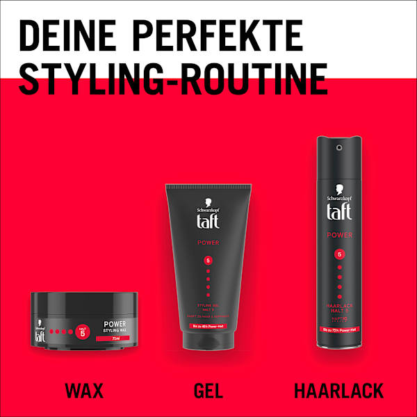 Haargel POWER Halt 5 Schwarzkopf taft